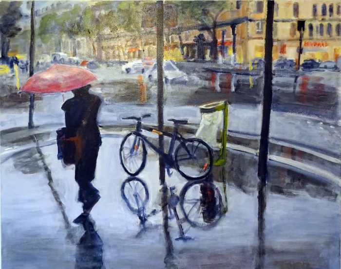Rainy Day In Paris (24 x 30)